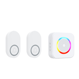 Pager Call Button Wireless 2V1 Long-Distance 433mhz Remote Control High Volume Light Home Nursing Home Wiring Free SOS Emergency
