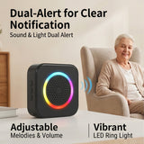 Doorbell Self-powered Wireless 1V2 Home Nursing Home Water-Proof Long-Distance Remote Control  No Camera No Battery Free Wiring Free Plug-In