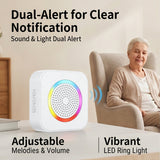 Doorbell Self-powered Wireless 1V2 Home Nursing Home Water-Proof Long-Distance Remote Control  No Camera No Battery Free Wiring Free Plug-In