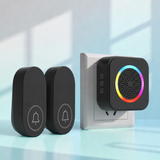 Doorbell Self-powered Wireless 2V1 Home Nursing Home Water-Proof Long-Distance Remote Control  No Camera No Battery Free Wiring Free Plug-In