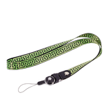 Lanyard Nylon Wearable Neck Strap Fret Pattern Green