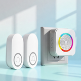Doorbell Self-powered Wireless 2V1 Home Nursing Home Water-Proof Long-Distance Remote Control  No Camera No Battery Free Wiring Free Plug-In