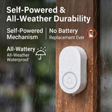 Doorbell Self-powered Wireless 2V1 Home Nursing Home Water-Proof Long-Distance Remote Control  No Camera No Battery Free Wiring Free Plug-In