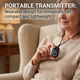 Pager Call Button Wireless 1V2 Long-Distance 433mhz Remote Control High Volume Light Home Nursing Home Wiring Free SOS Emergency