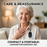 Pager Call Button Wireless 1V2 Long-Distance 433mhz High Volume Light Home Nursing Home Wiring Free SOS Emergency