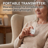 Pager Call Button Wireless 1V2 Long-Distance 433mhz Remote Control High Volume Light Home Nursing Home Wiring Free SOS Emergency