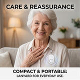 Pager Call Button Wireless 2V1 Long-Distance 433mhz Remote Control High Volume Light Home Nursing Home Wiring Free SOS Emergency